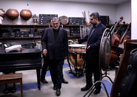 دیدار رئیس امور فرهنگی سازمان برنامه و بودجه با مدیرعامل بنیاد رودکی